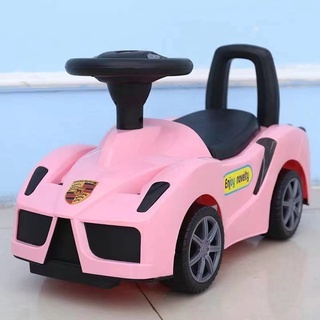 Kids Ferrari car rider on toy Baby Manual Ride On Twisting Car | Shopee ...