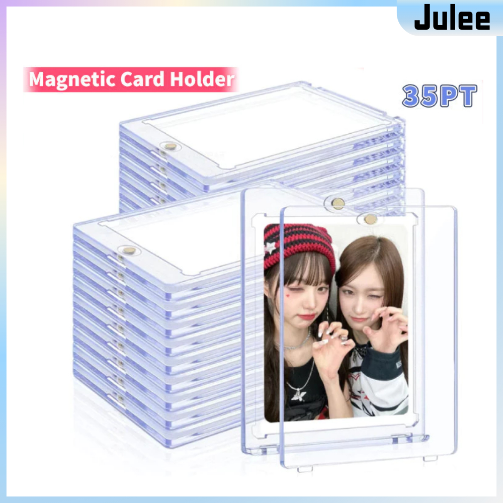 Magnetic Card Holder Acrylic 35PT Clear Photocard Toploaders Card ...