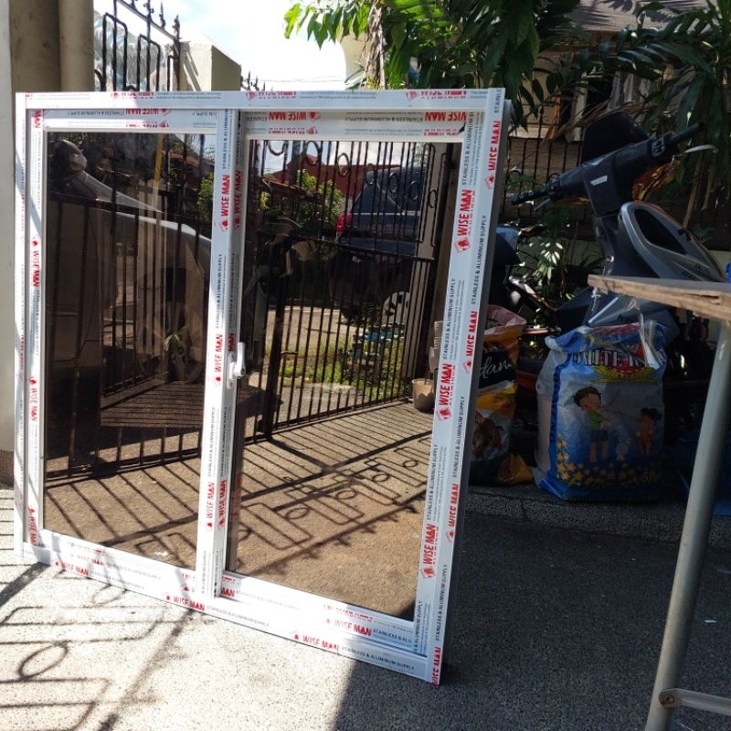 80cm W × 90cm H sliding window with screen | Shopee Philippines