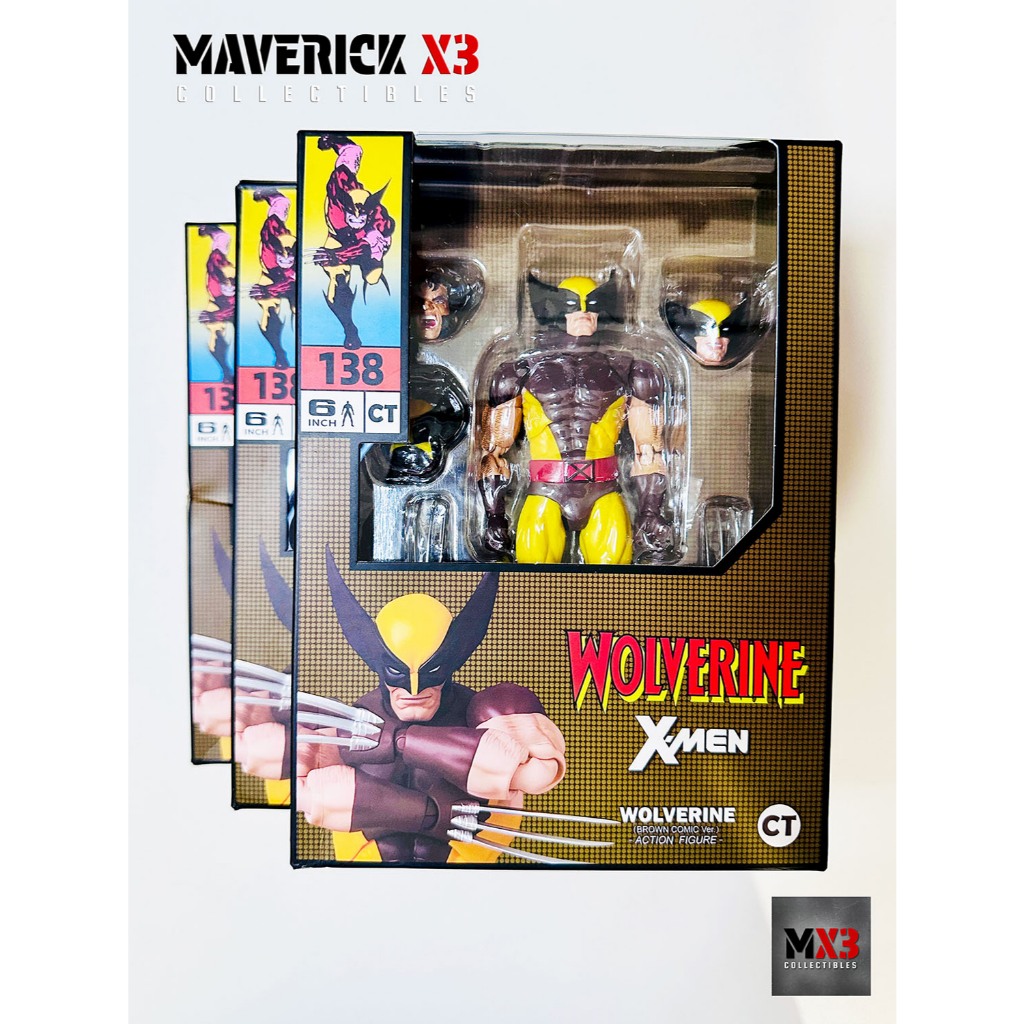 CT Toys Wolverine Brown Suit ( Bad Box ) | Shopee Philippines
