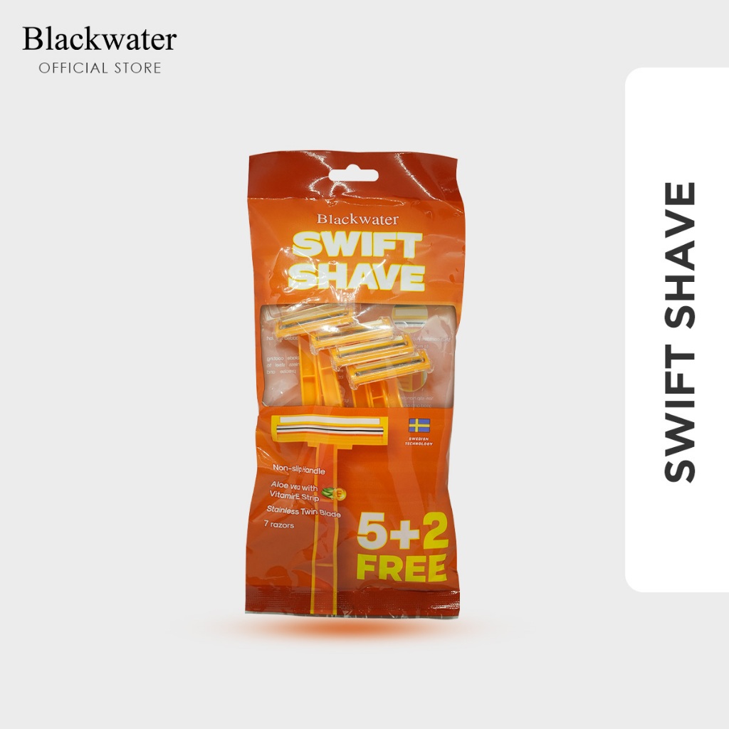 Blackwater Swift Shave (5+2 Razors) | Shopee Philippines