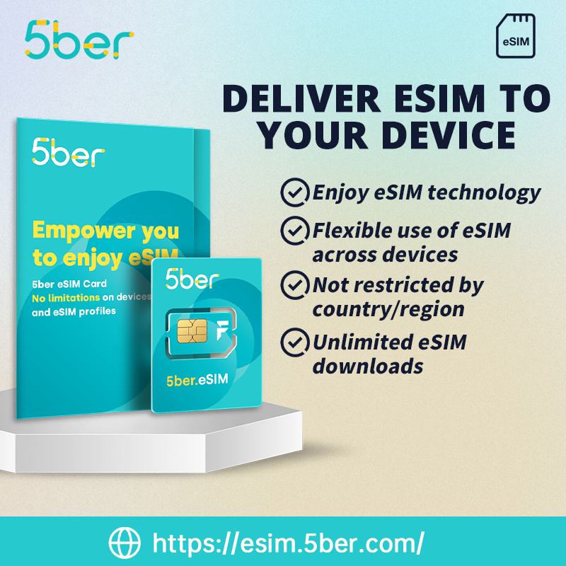 9eSim card Make your phone compatiable with eSim same as 5ber eSIM Card ...