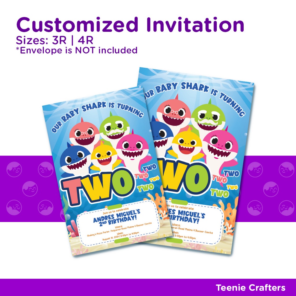 Personalized Invitation for Celebration | Shopee Philippines