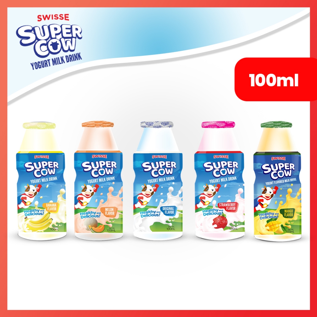 Swisse Supercow Yogurt Milk Drink Bundle of 5 (6x100ml) | Shopee ...
