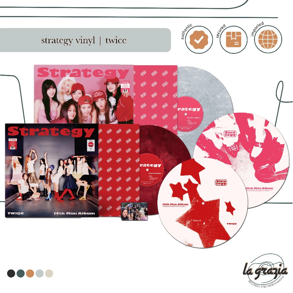 Strategy Vinyl (Sugar Frost) [ON HAND] TWICE | Shopee Philippines