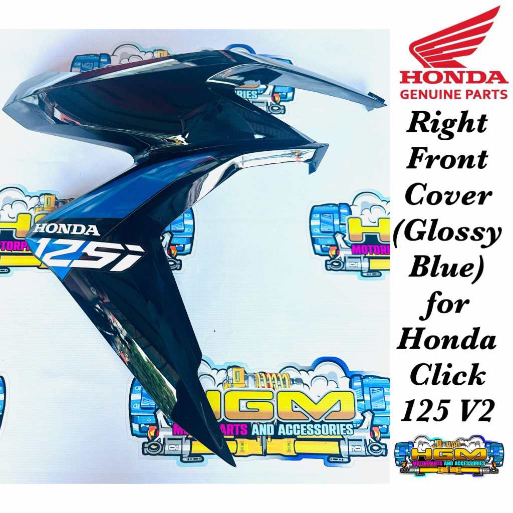 RIGHT SIDE FRONT COVER (BLUE) 2020 MODEL HONDA CLICK 125i V2 | 64500 ...