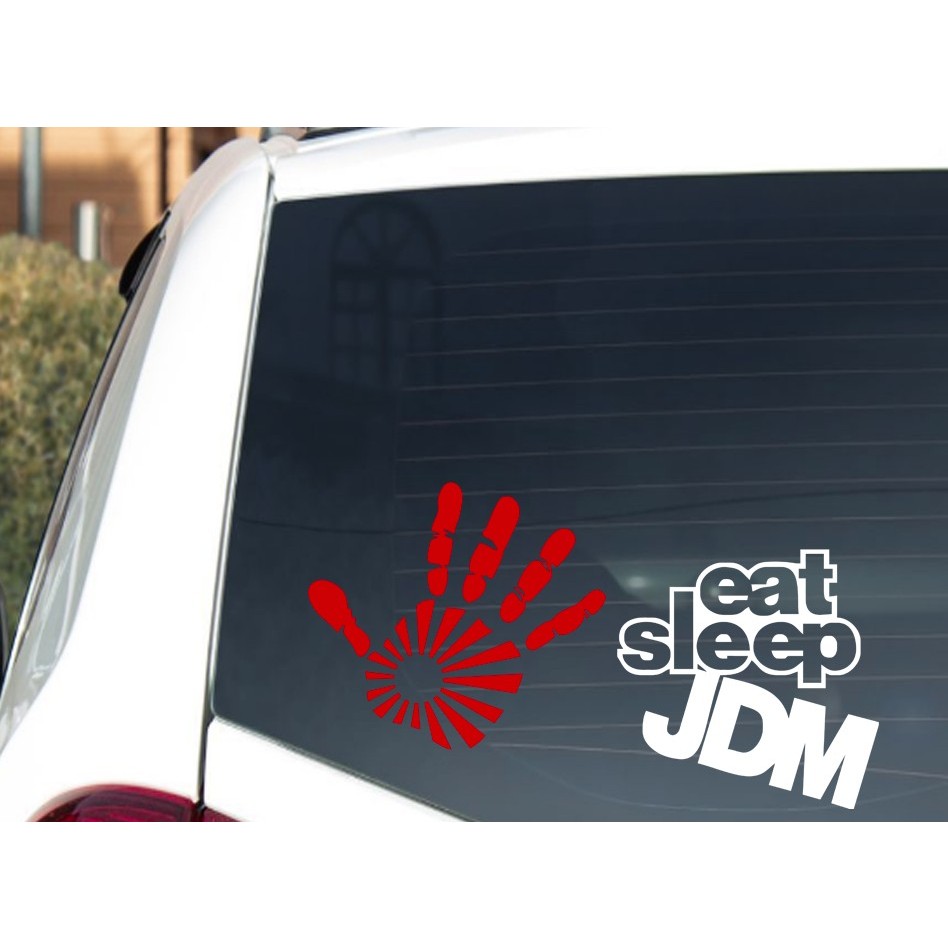 JDM Sticker Cut out vinyl Sticker Waterproof | Shopee Philippines