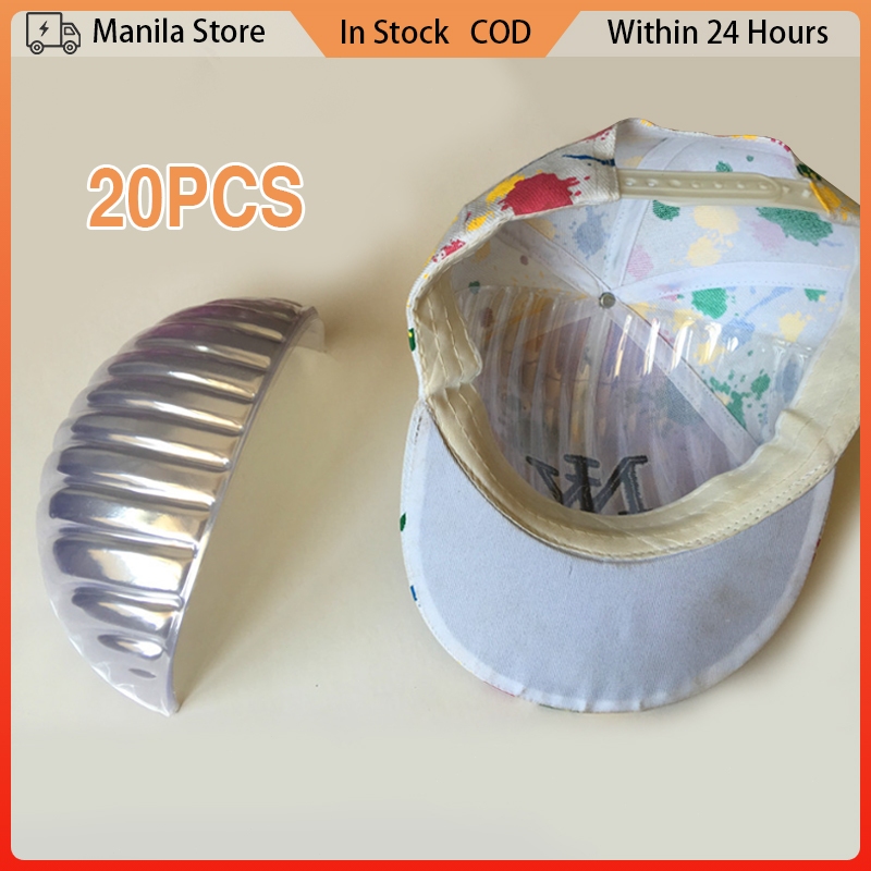20PCS Hat Support Clear Plastic Hats Insert Shaper Golf Hat lining ...