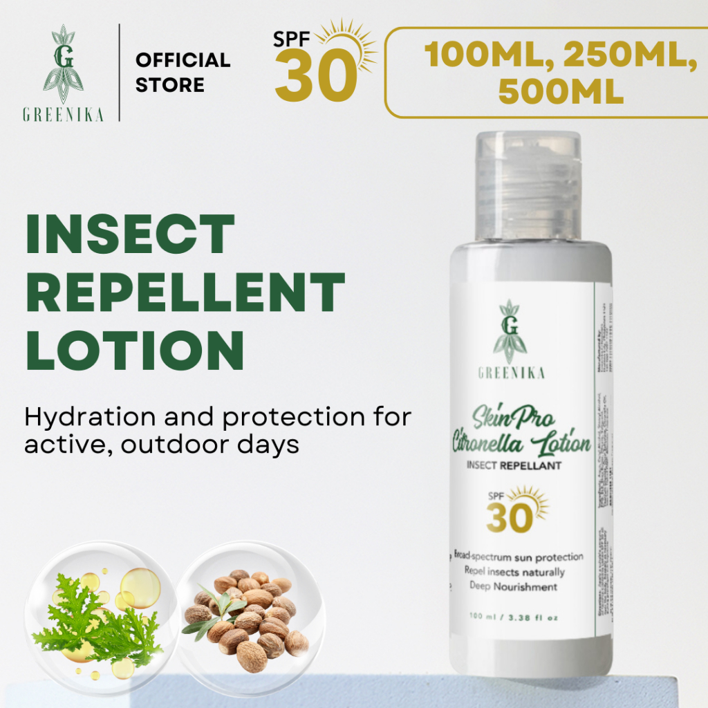 [ SPF 30 SUNBLOCK + INSECT REPELLENT ] Greenika SkinPro Citronella ...