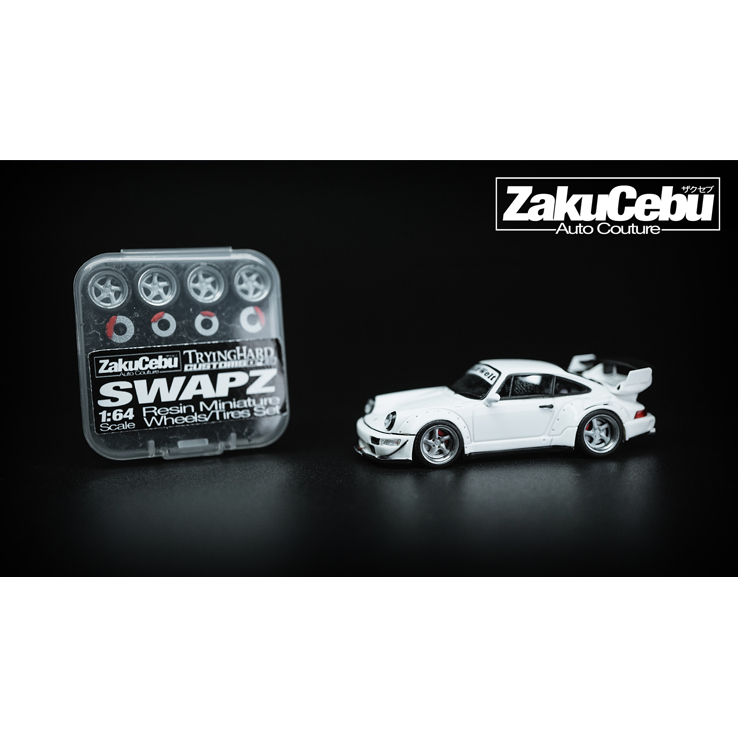Zaku Cebu Autocouture x THC Swapz 1:64 Scale Resin Porsche Twists ...