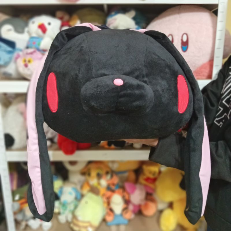 Chax GP Gloomy Black Bunny Rabbit Head Stuffed toys | Shopee Philippines