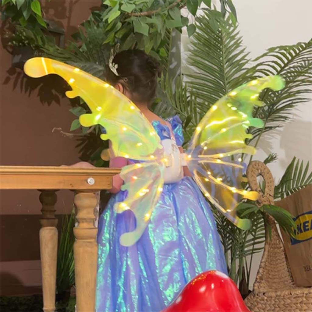 Electric Flapping Fairy Wings – Battery-Powered Moving Butterfly Wings For Costumes & Dress-Up