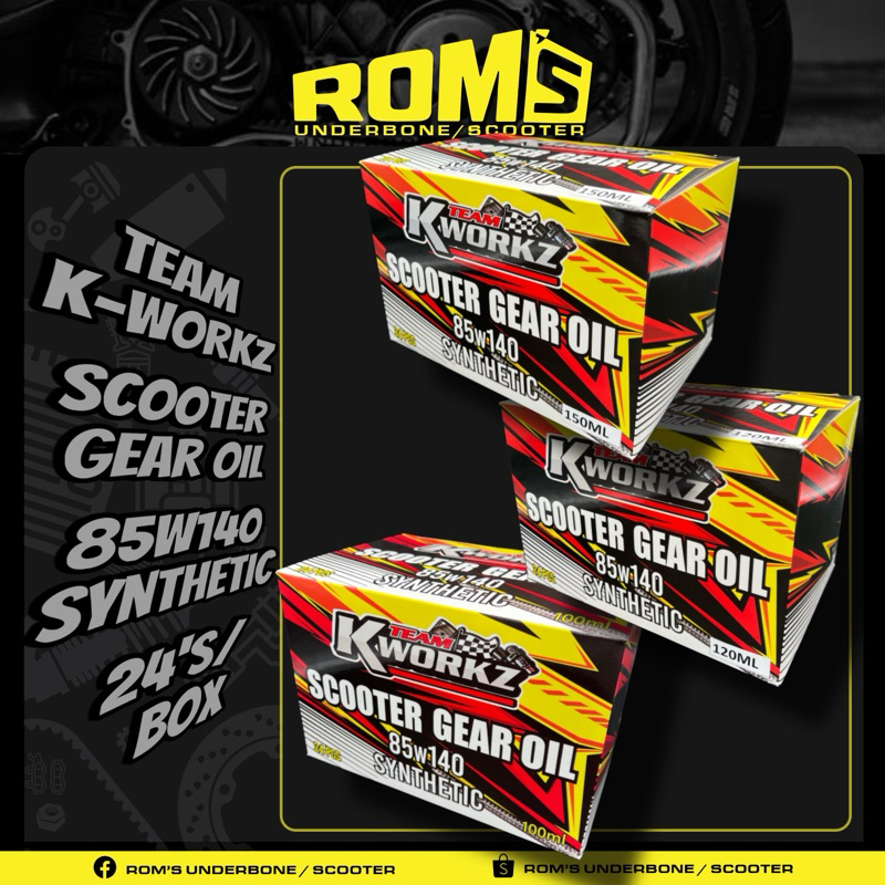 Kworkz Scooter Gear oil (wholesale) 24/box | Shopee Philippines