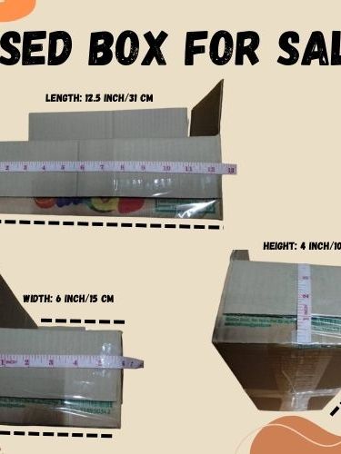 USED CORRUGATED BOX - CARTON BOX 2nd Hand sold by piece | Shopee ...