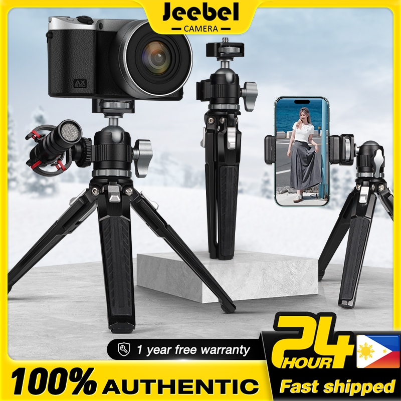 Metal Mini Desktop Phone Tripod 360° Rotate Ball Head Camera Holder ...