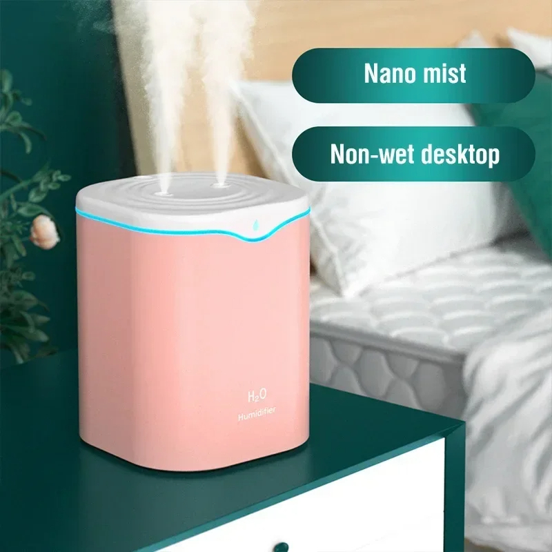 Portable Desk Humidifiers 2000ml Single/Dual Spray Home Humidifiers ...