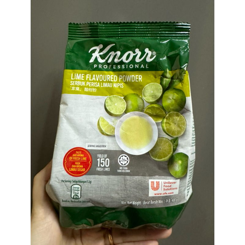 400g Knorr Lime Flavoured Powder for Salads, Soups, Juices, Tom Yum ...
