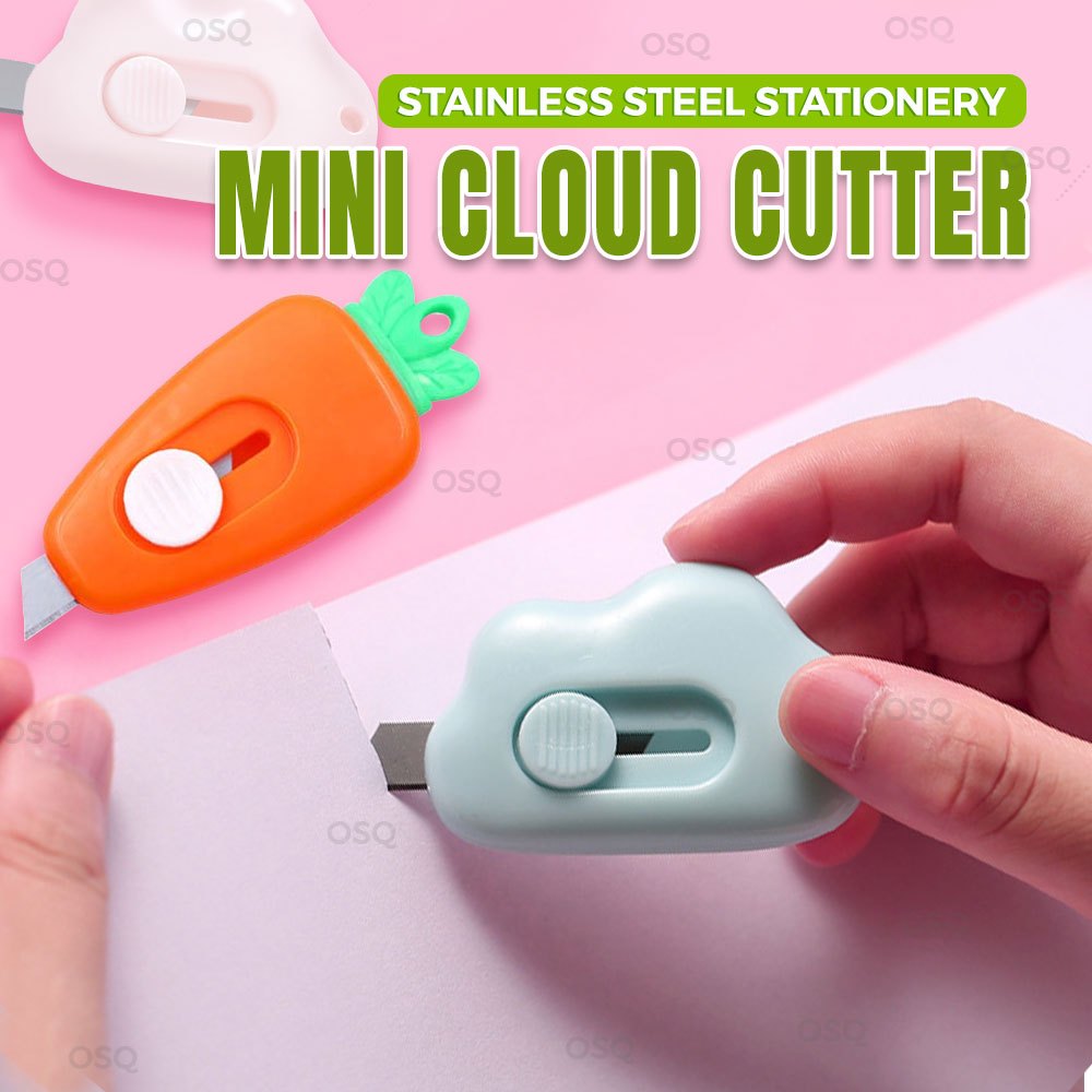 OSQ Mini Stationery Art Office School and Parcel Cute Cloud Cutter ...