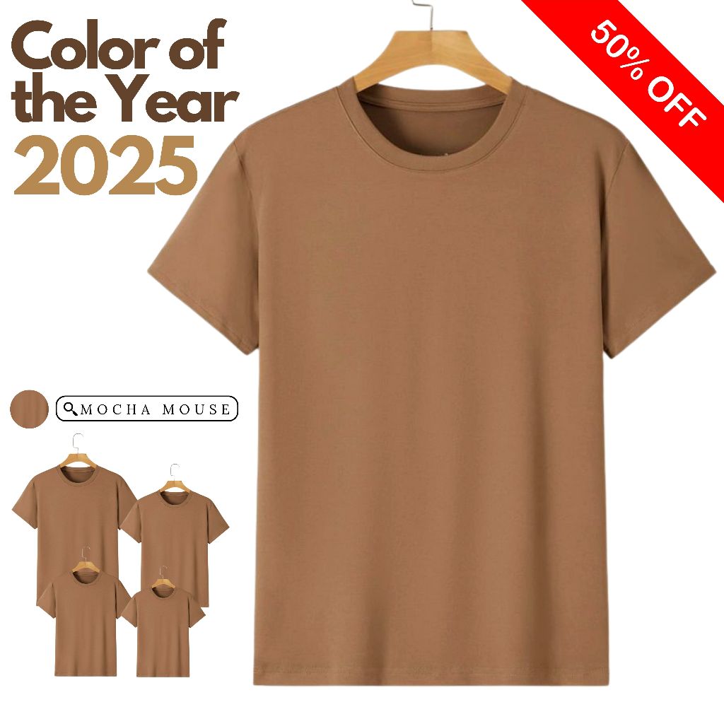 Mocha Mousse Matching Family shirt New year 2025 color of the New year