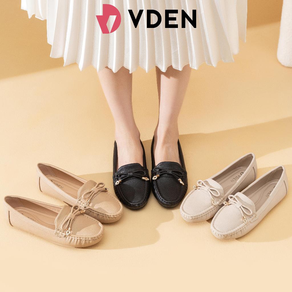 On The Go Leather Flat - Cream