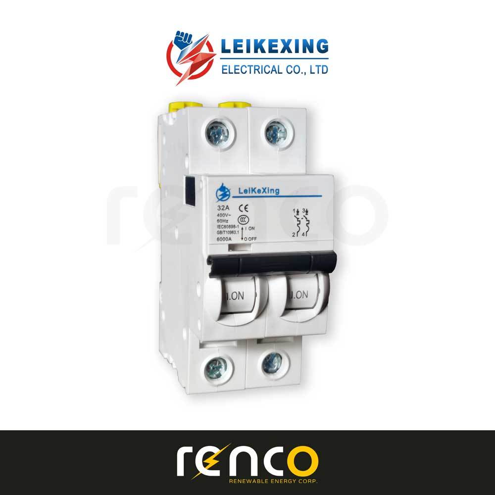LKX AC | DC Mini Circuit Breaker (MCB) (25A / 32A / 63A / 125A ...