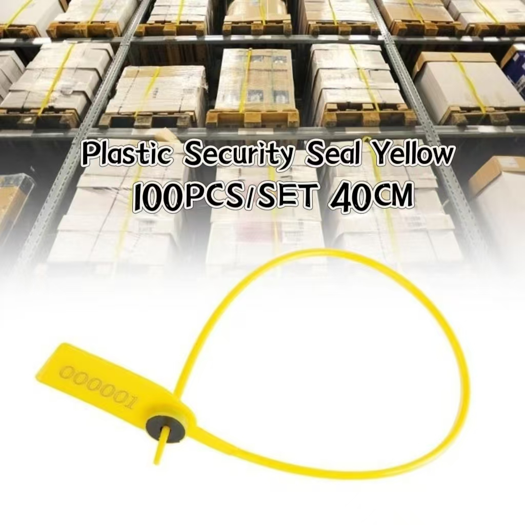 100pcs 40cm Yellow Package Transportation Truck Plastic Security Seal ...