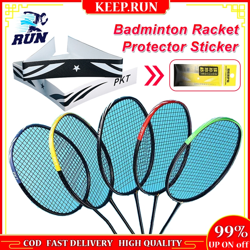 Badminton Racket Head Protection Tape Sticker Gain Weight Racquets ...