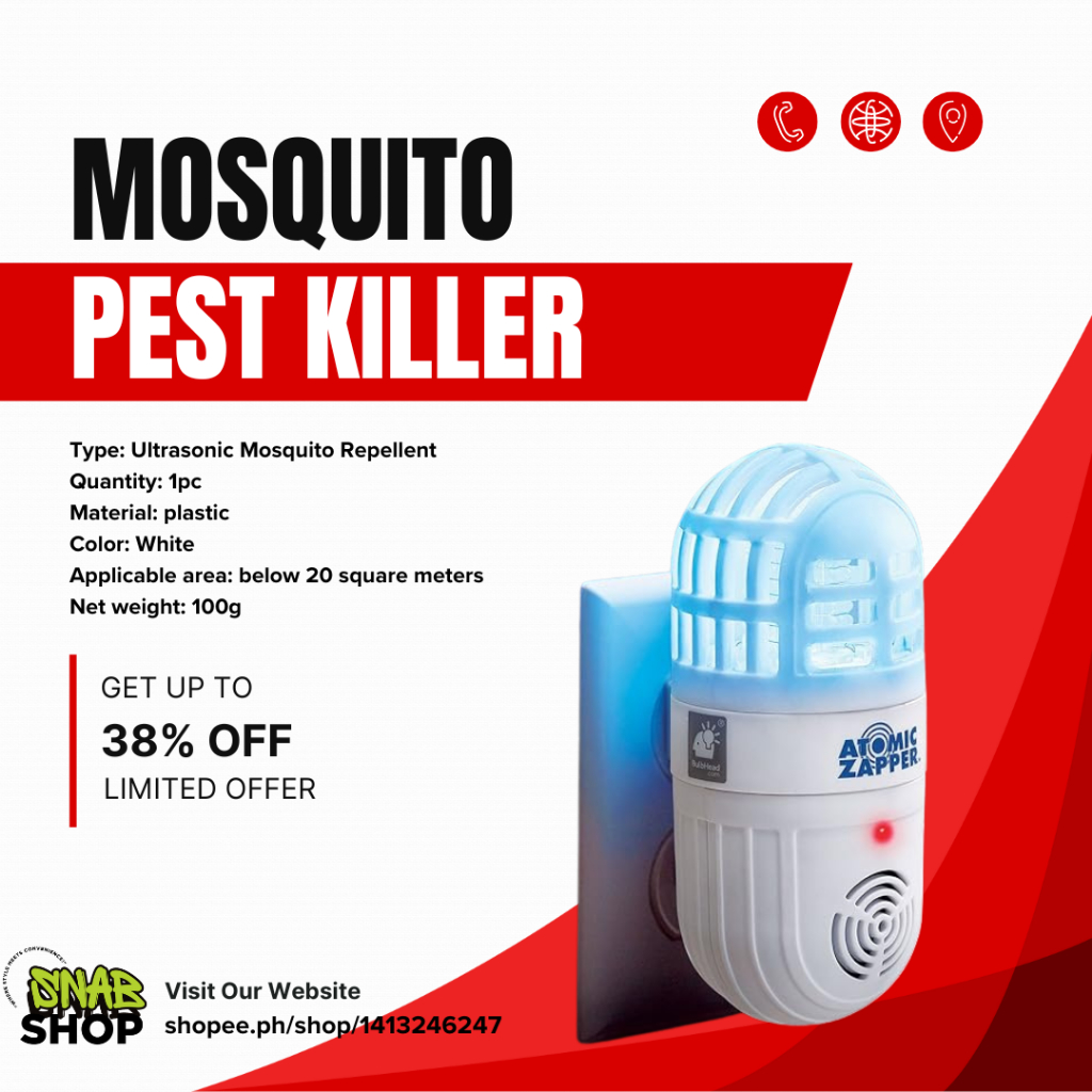 Ultrasonic Soundwaves Electronic Mosquito Pest Killer Insect Trap ...
