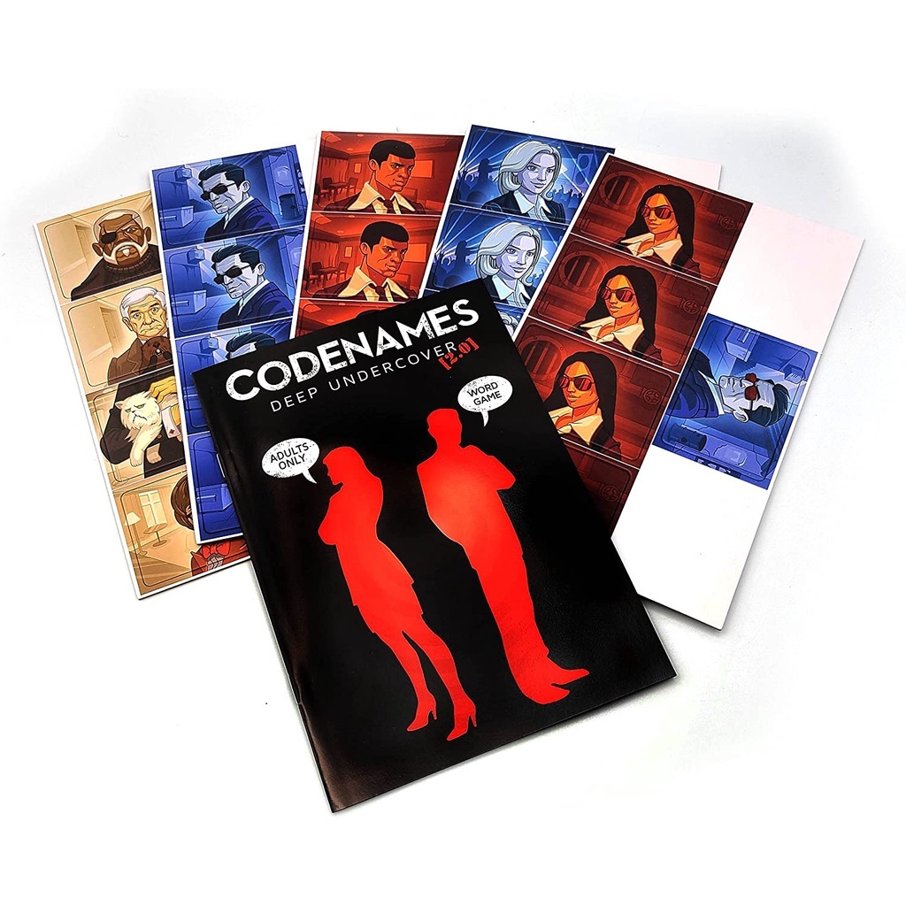 Codenames Deep Undercover 2.0 Game Night Party Board Game for Adults ...