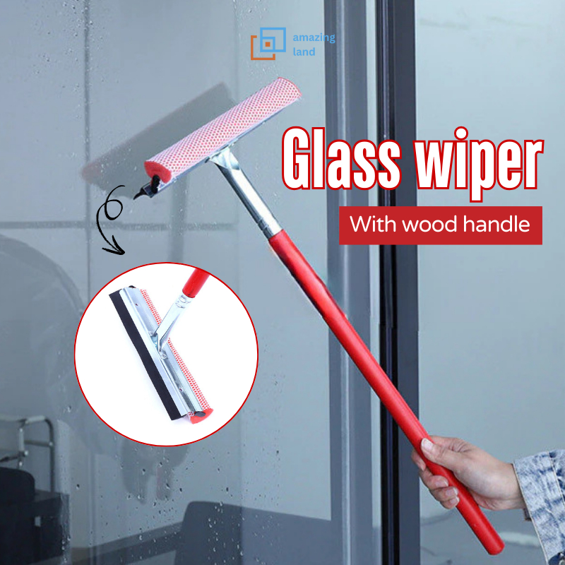 Glass Wiper With Wood Handle Red 20 X 60cm,25 X 60cm,30 X 60Cm ...