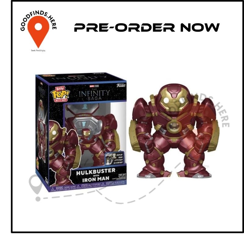 Funko Bitty Bot Hulkbuster with Iron Man PREORDER | Shopee Philippines