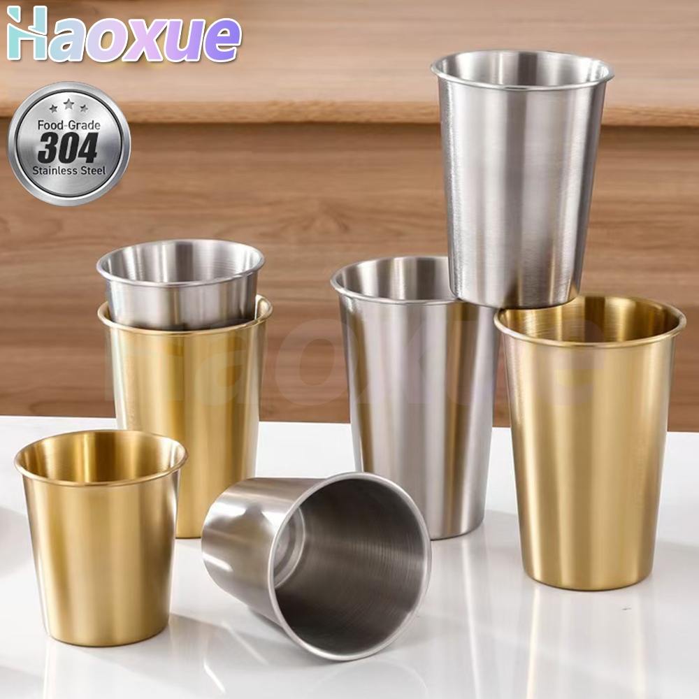 304 Stainless Steel Mugs Drinking Coffee/Beer Cups/Cold Water Drinks ...