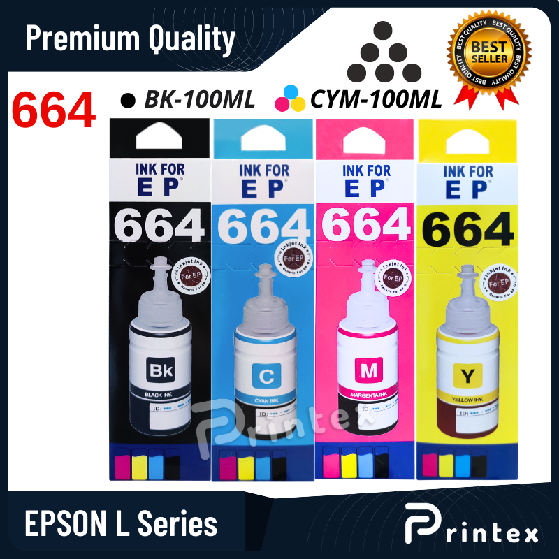 664 Refill Ink 100ML Compatible for L120 L110 L210 L220 L300 L310 L360 ...