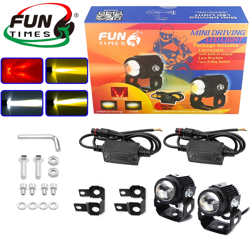 FUN Times Mini Driving Lights Full Set V2 With Metal Ballast High/Low ...