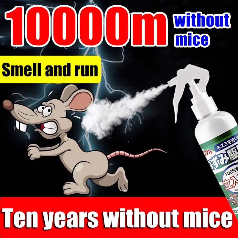 10 years without mice Rat Repellent Spray Anti Rat Spray 500ml Rodent ...