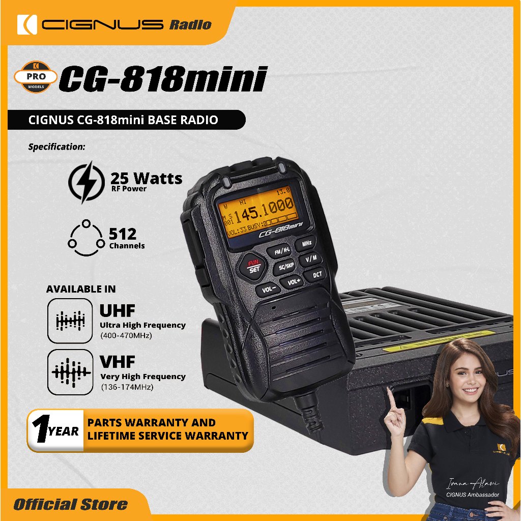 CG-818 MINI BASE RADIO | Shopee Philippines