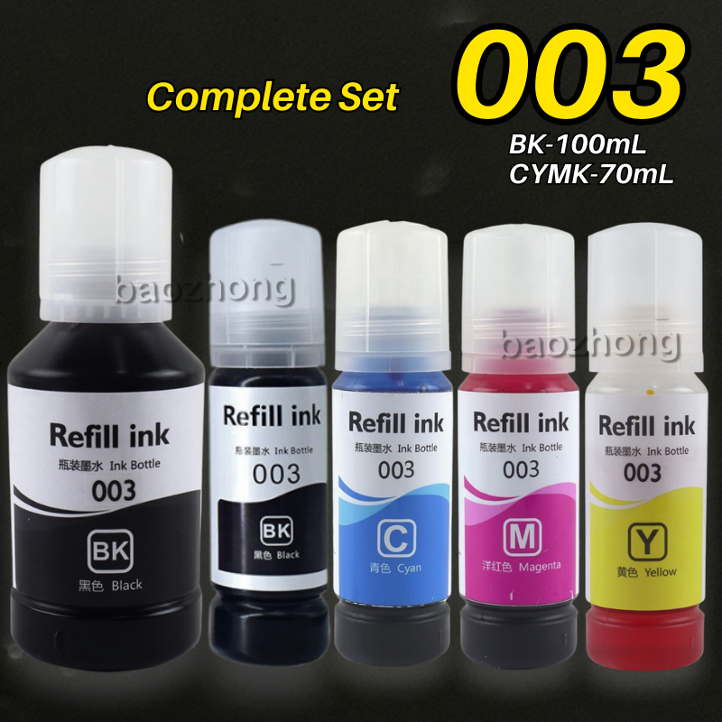 003 Refill Ink for L3110 L3210 L1110 L1250 L3210 L3216 L3116 L3150 ...