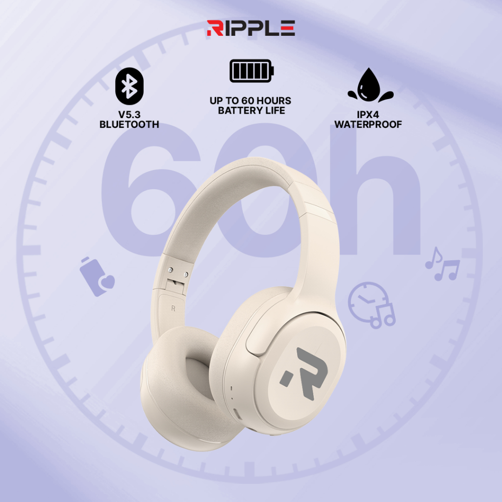 Ripple Bluetooth Headphones RHB-A005 Headphone Bluetooth Wireless ...