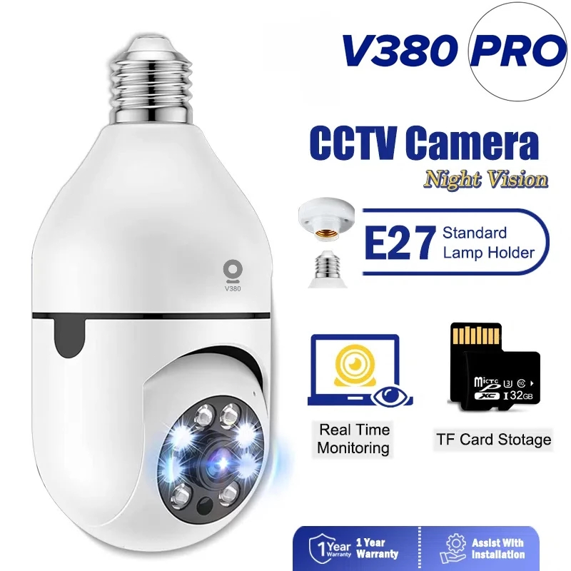 BUY TAKE V380 Pro CCTV Camera Dual Lens 4K HD Wireless Wifi Outdoor  Waterproof Smart Tracking