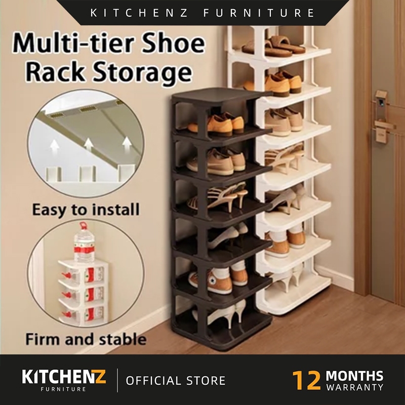 KITCHENZ Storage Organizer Multi-tier Shoe Rack Stackable Shoes For ...