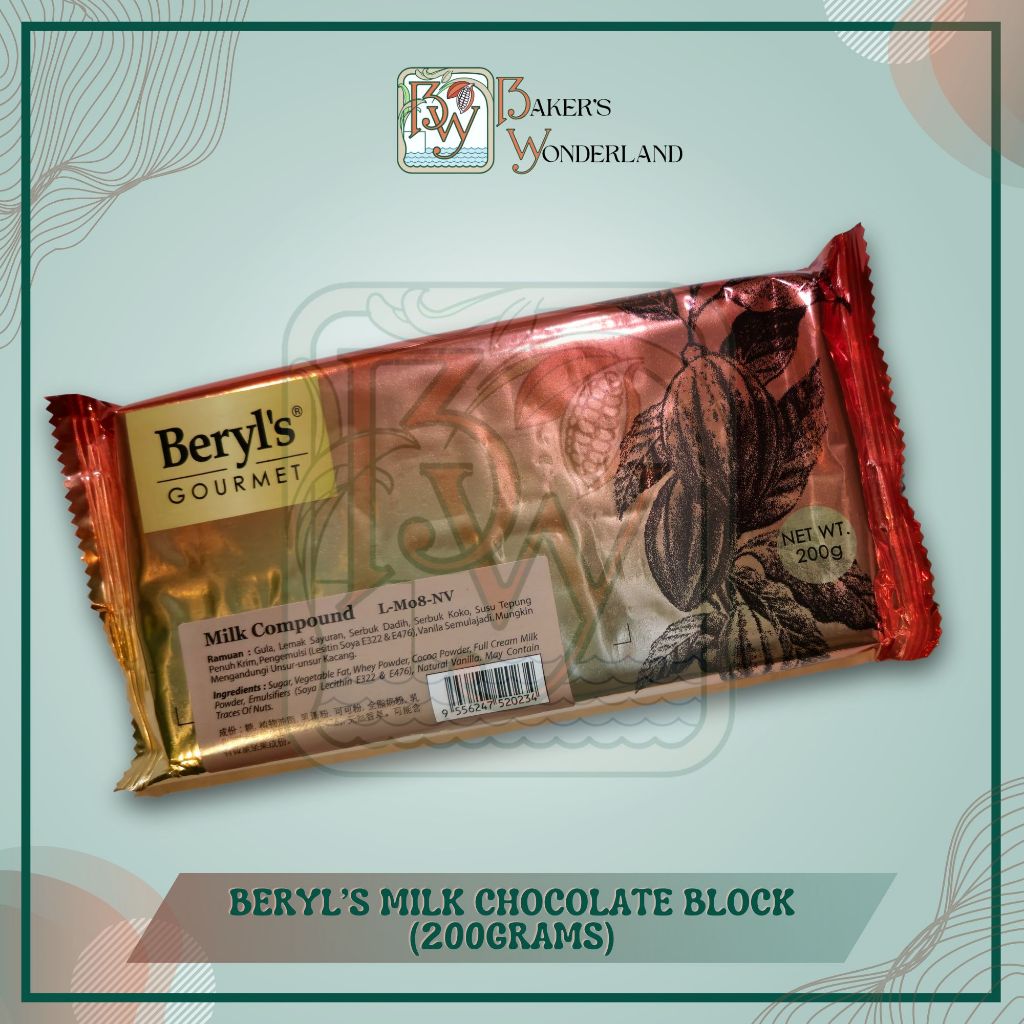 Beryl's Chocolate Compound Block (200g) | Shopee Philippines