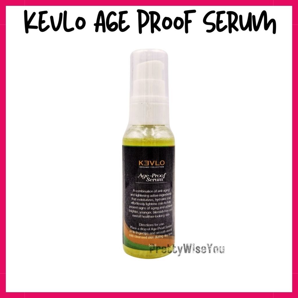 Kevlo Skinceuticals Age Proof Serum 50ml | Shopee Philippines