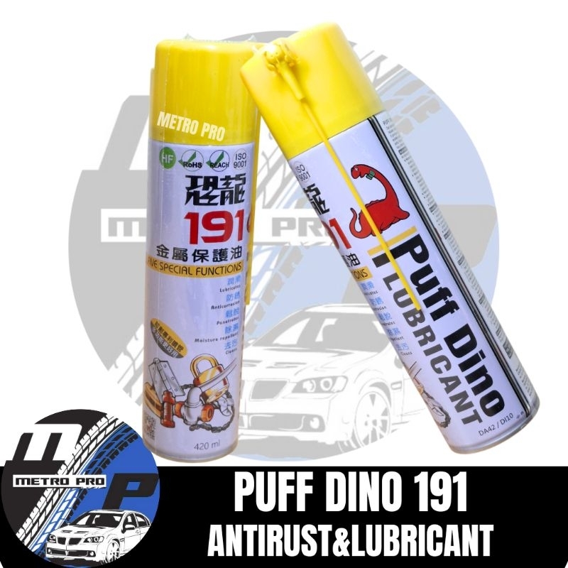 Puff Dino (191) ANTIRUST And LUBRICANT Five Special Function Made In ...