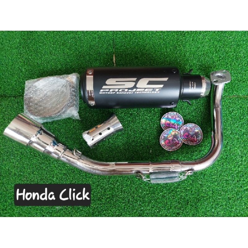 [Honda Click 125/150 ADV 150] SC Project Pipe + Elbow + Silencer ...