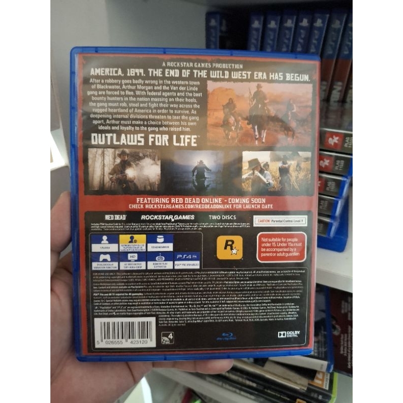 RDR 2 Read Dead Redemption DATA DISC ONLY (1 Disc Only) NO PLAY DISC ...