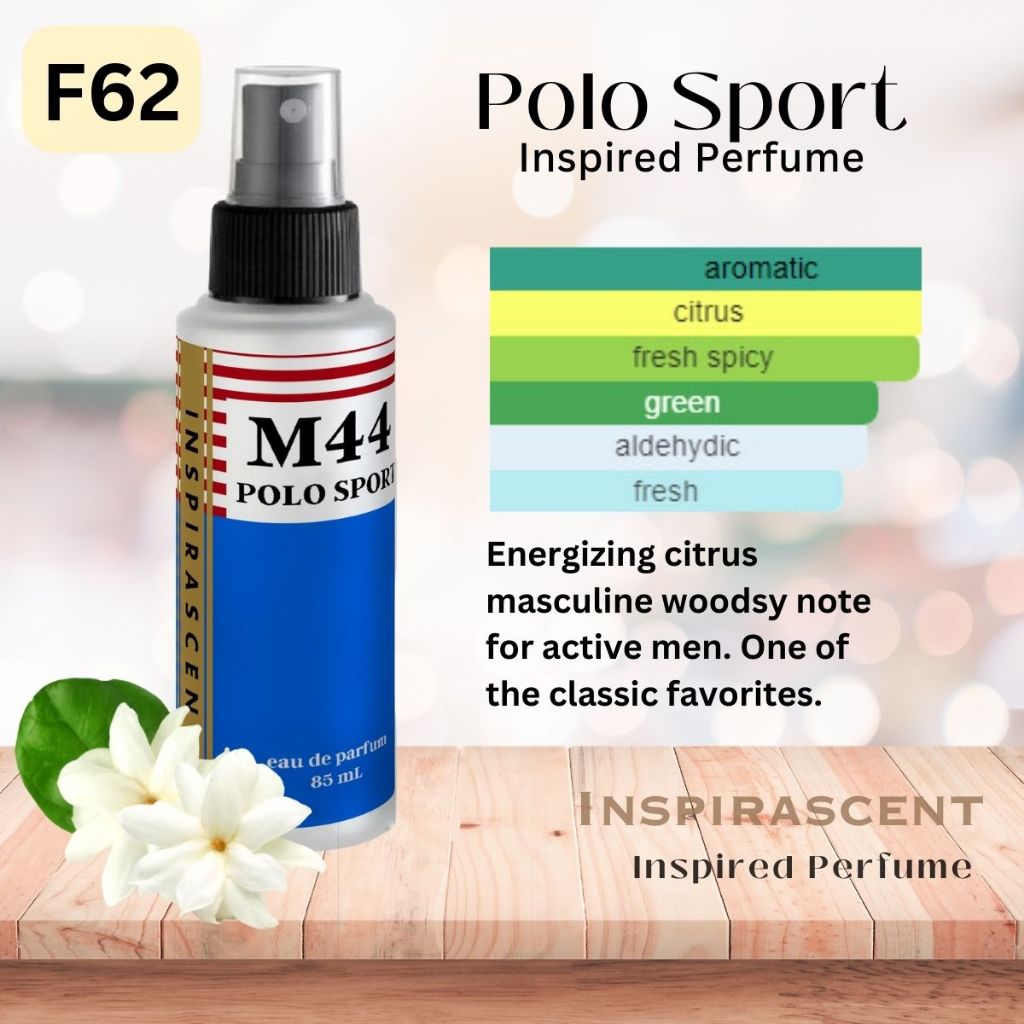 Invigorating Citrus Rush Polo Sport Aromatic Green Scent