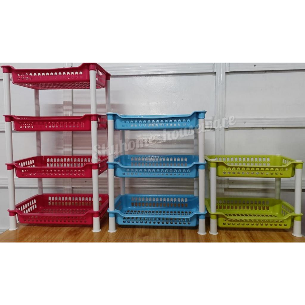 #168 MULTI-PURPOSE UTILITY RACK ( 2L, 3L ,4L )PLASTIC FRAME / UTILITY ...