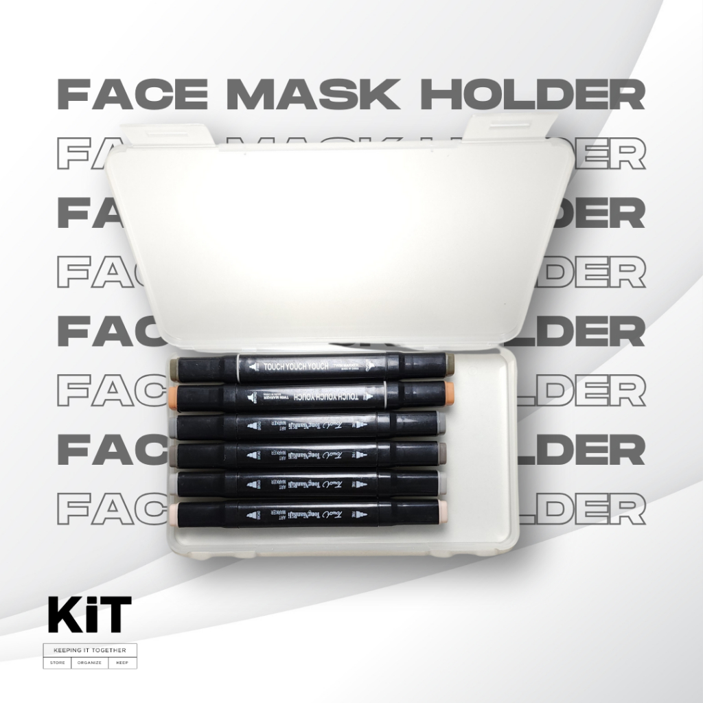 KIT Face Mask Case Clear | Shopee Philippines