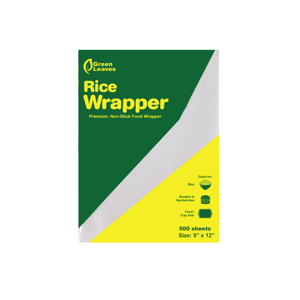 500pcs Rice Wrapper Grease Proof Paper White Parchment Wax Paper Food ...