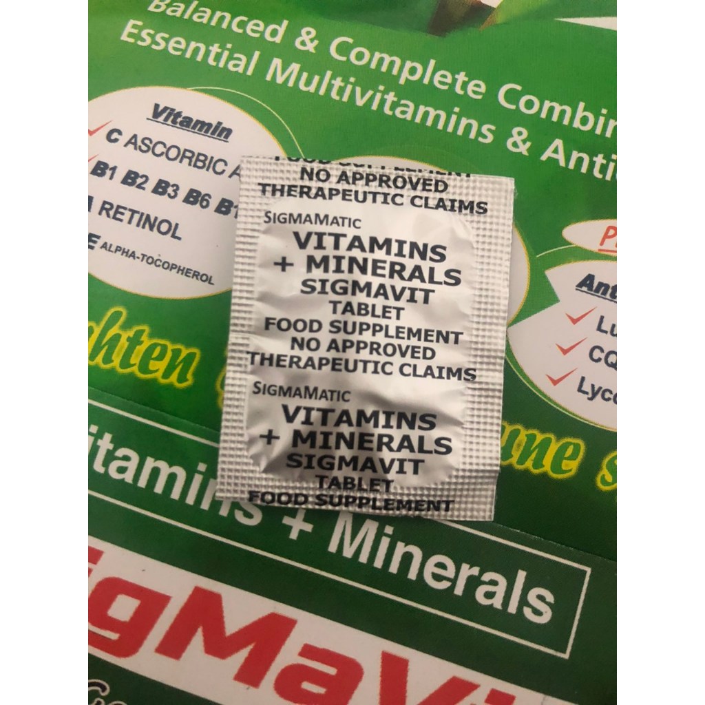 SigmaVit (Vitamins And Minerals) | Shopee Philippines